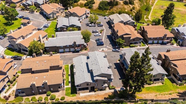 aerial view featuring a residential view