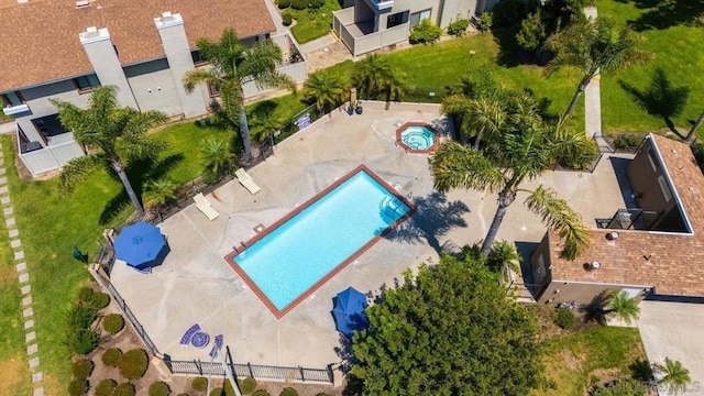 aerial view