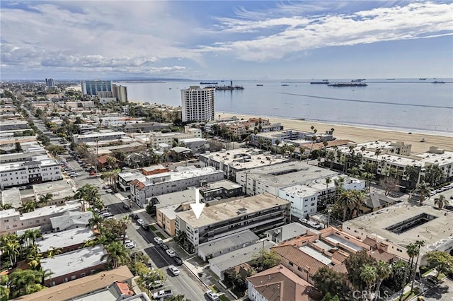 1130 E 1st St Unit 205, Long Beach, CA 90802 - birds eye view of property with a view of city and a water view