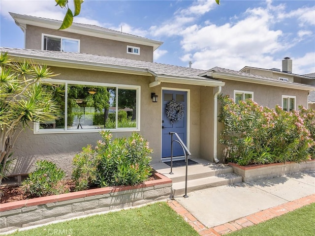 1234 N Pass Ave, Burbank, CA 91505 - view of front facade with stucco siding