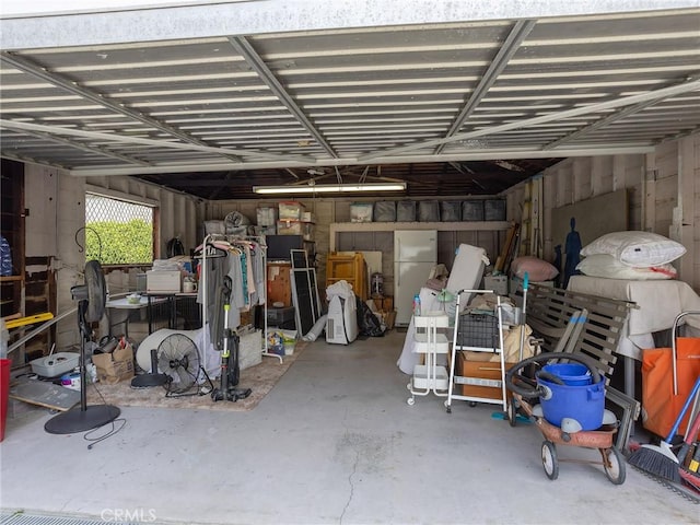 1234 N Pass Ave, Burbank, CA 91505 - garage featuring freestanding refrigerator