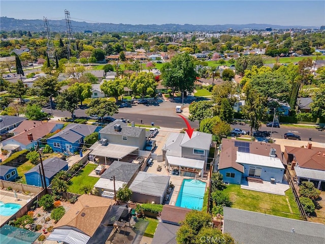 1234 N Pass Ave, Burbank, CA 91505 - birds eye view of property with a residential view
