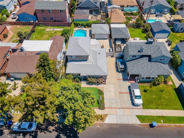 1234 N Pass Ave, Burbank, CA 91505 - birds eye view of property with a residential view