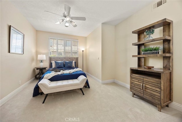 26930 Ironstone, Yorba Linda, CA 92887 - bedroom featuring light carpet, baseboards, and a textured ceiling