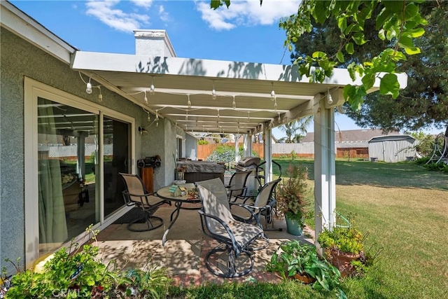 view of patio