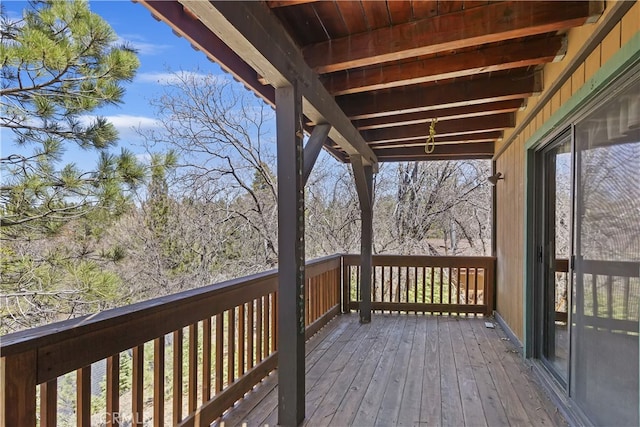 view of deck