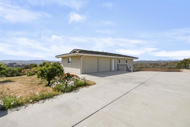 5884 Redondo Dr, Bonsall, CA 92003 - view of property exterior featuring a garage
