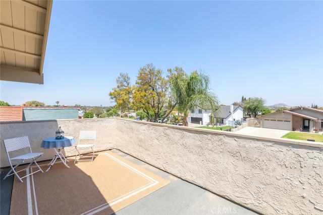 1452 Granada, Corona, CA 92878 - view of patio with a balcony and a residential view