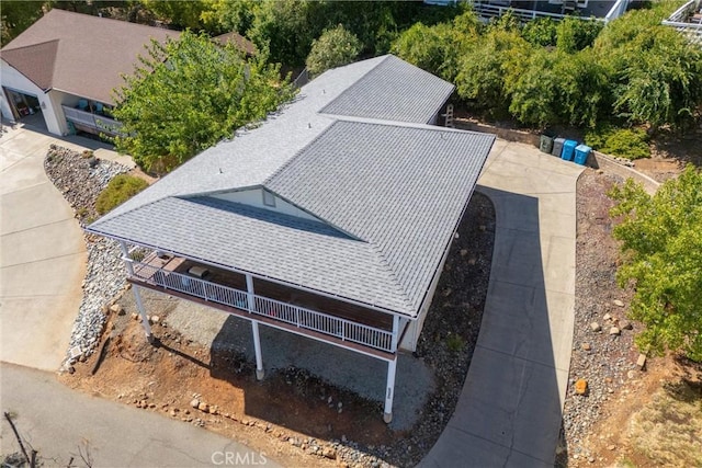 drone / aerial view