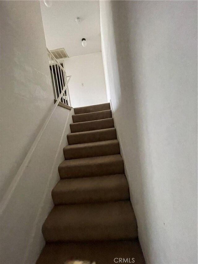 view of stairs