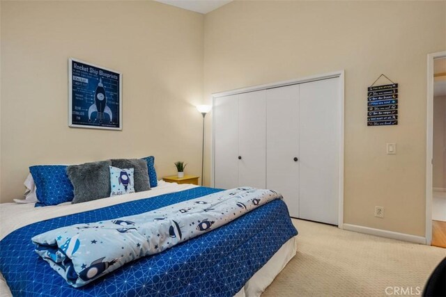 6192 Sierra Siena Rd, Irvine, CA 92603 - carpeted bedroom featuring baseboards and a closet
