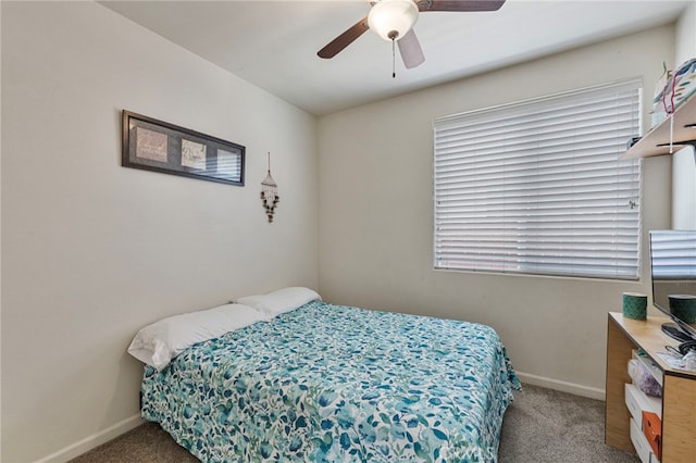 2081 Tangerine Ave, Madera, CA 93637 - bedroom featuring carpet floors, baseboards, and ceiling fan