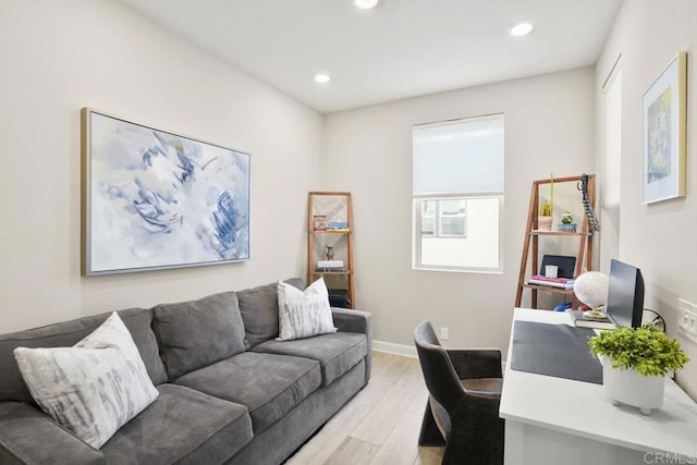 16755 Coyote Bush Dr Unit 32, San Diego, CA 92127 - office space featuring light wood-style flooring, recessed lighting, and baseboards