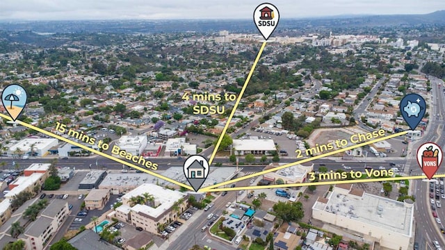 4580 60th St, San Diego, CA 92115 - view of property location with property boundaries highlighted