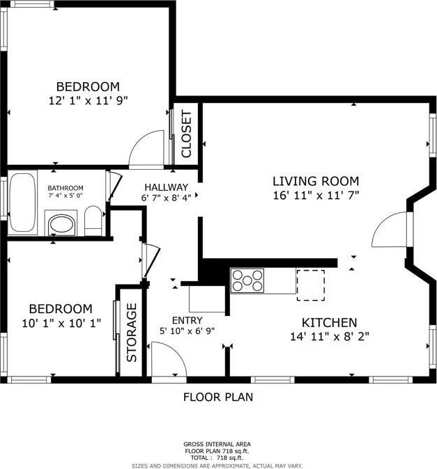 4580 60th St, San Diego, CA 92115 - view of room layout
