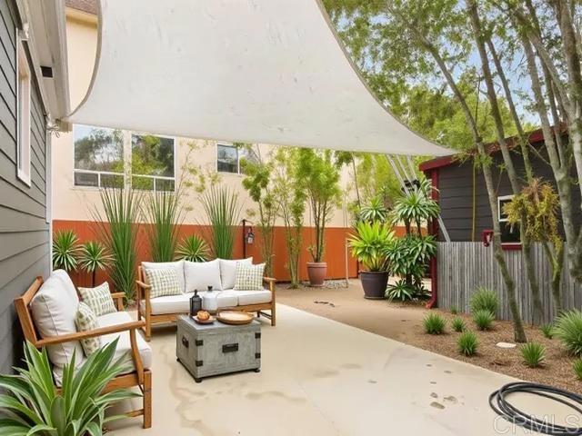 4580 60th St, San Diego, CA 92115 - view of patio with an outdoor living space