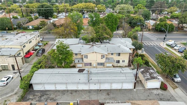 aerial view featuring a residential view