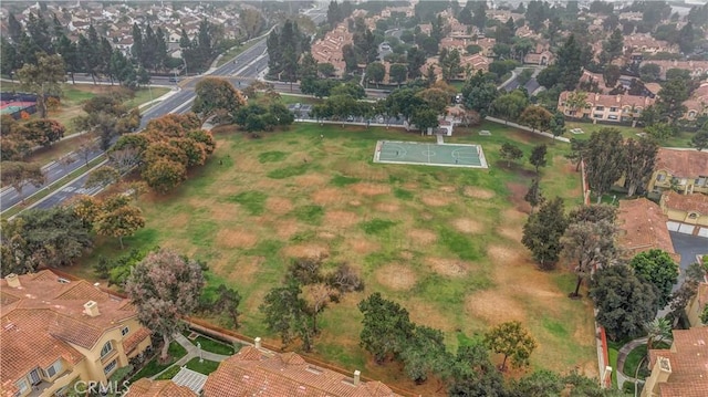drone / aerial view featuring a residential view