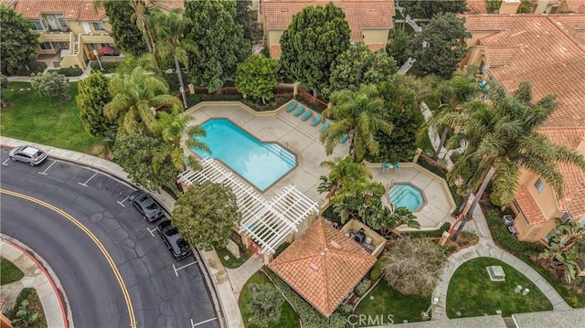 drone / aerial view