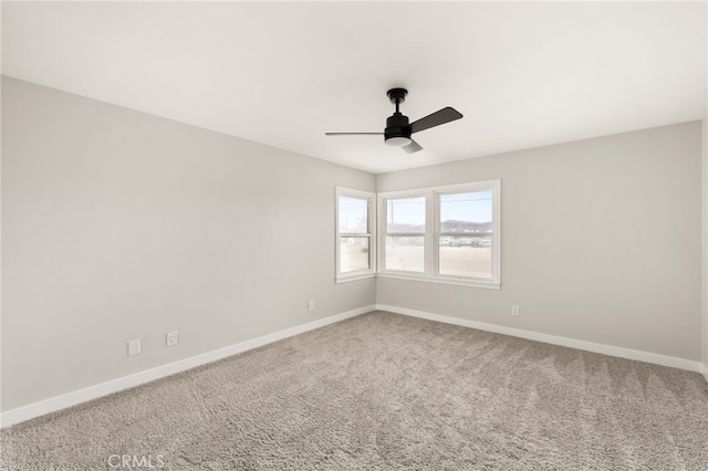 8392 Walker St, La Palma, CA 90623 - carpeted spare room with baseboards and ceiling fan