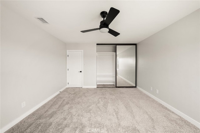 8392 Walker St, La Palma, CA 90623 - unfurnished bedroom with carpet, ceiling fan, and a closet