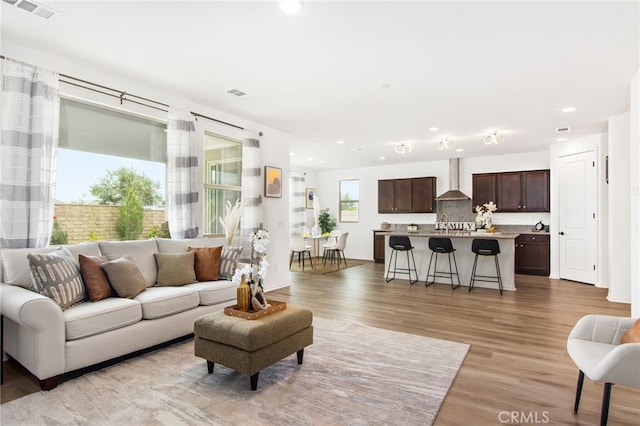 32189 Dymondia Way, Temecula, CA 92591 - living area with light wood finished floors and recessed lighting