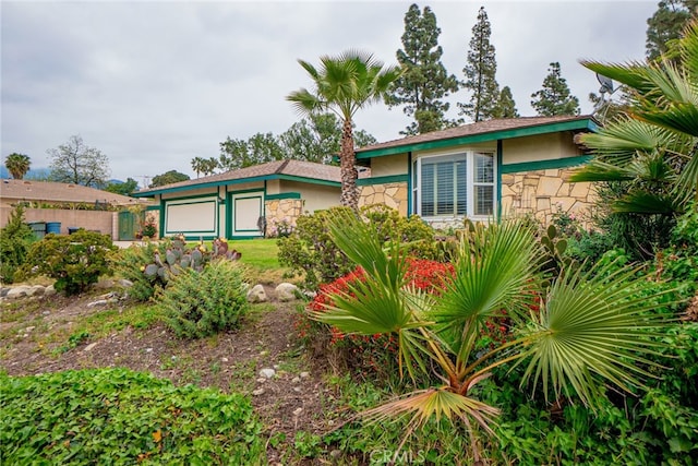 2136 Forbes Ave, Claremont, CA 91711 - view of front of house with stucco siding and stone siding