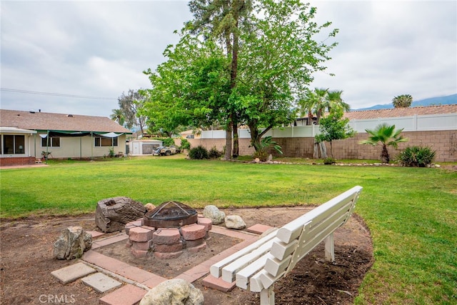 2136 Forbes Ave, Claremont, CA 91711 - view of yard featuring fence and an outdoor fire pit