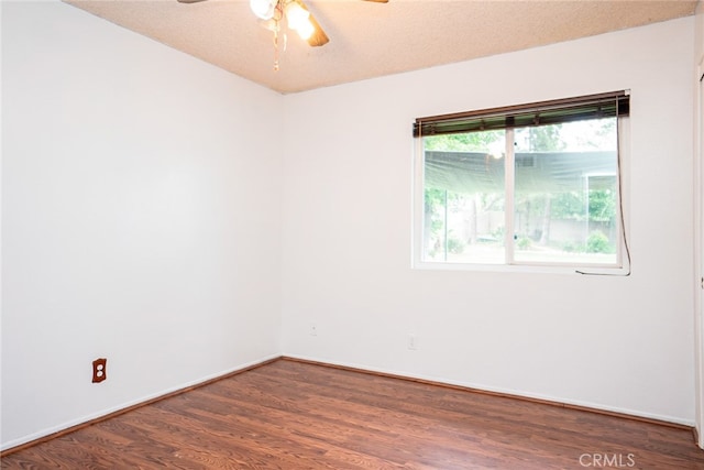 2136 Forbes Ave, Claremont, CA 91711 - spare room with baseboards, ceiling fan, and wood finished floors