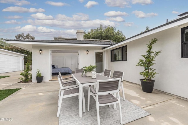 313 N Sunnyside Ave, Sierra Madre, CA 91024 - view of patio / terrace with outdoor dining area