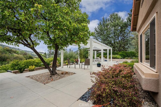 exterior space featuring a gazebo