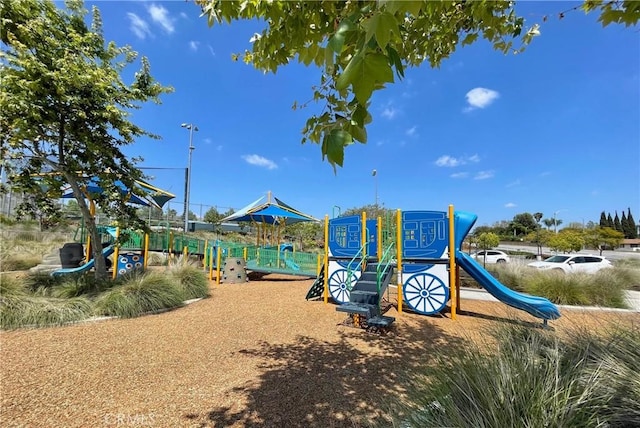 view of communal playground