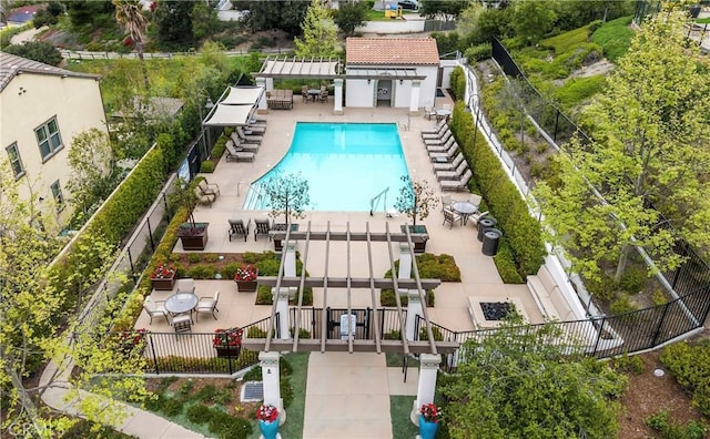 11 Cielo Arroyo, Mission Viejo, CA 92692 - view from above of property featuring a pool