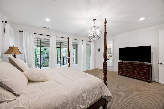 11 Cielo Arroyo, Mission Viejo, CA 92692 - carpeted bedroom with a chandelier and recessed lighting