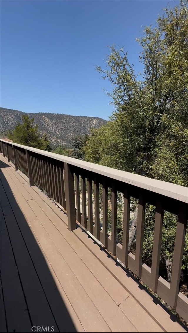 1909 Pioneer Way, Pine Mountain Club, CA 93222 - deck featuring a mountain view