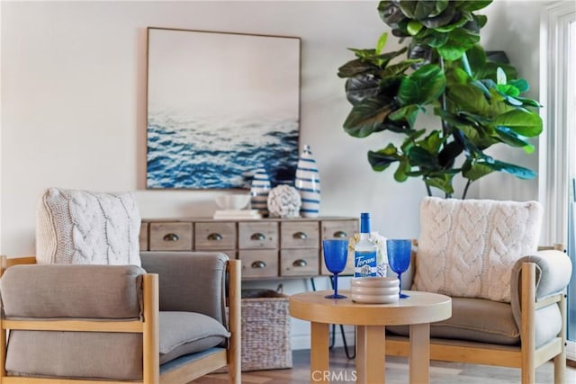 1200 E Ocean Blvd Unit 59, Long Beach, CA 90802 - living area with plenty of natural light and wood finished floors