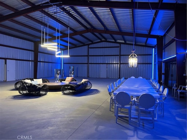 60810 Cole Ln, Landers, CA 92285 - garage with metal wall