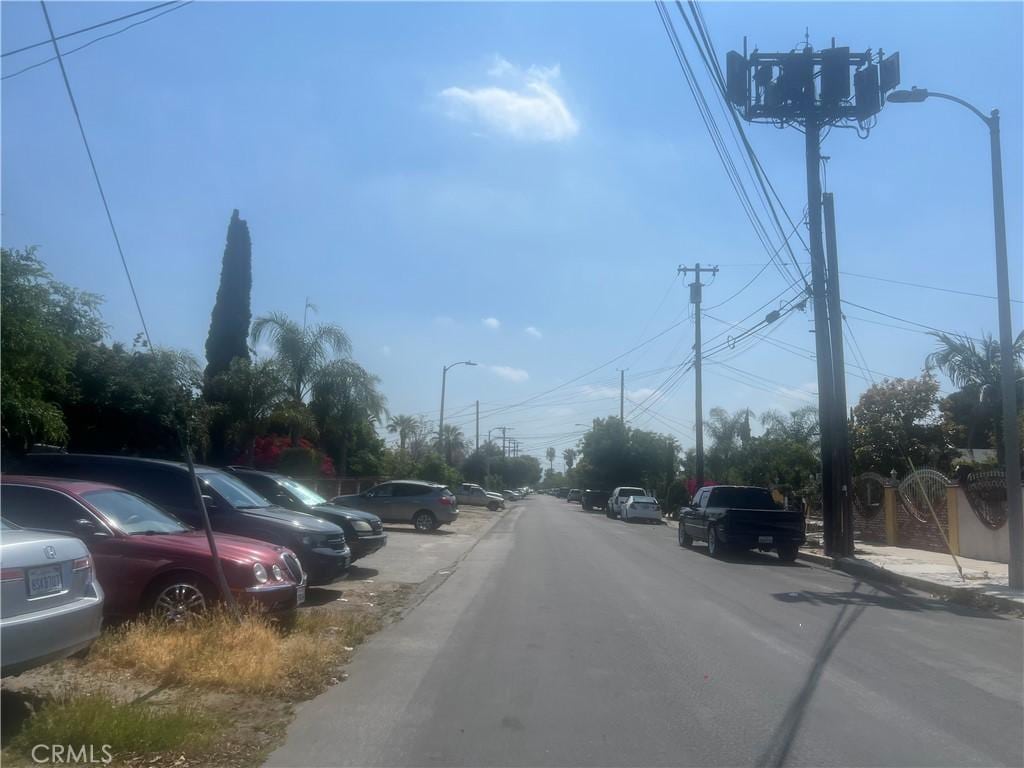 view of road featuring street lighting