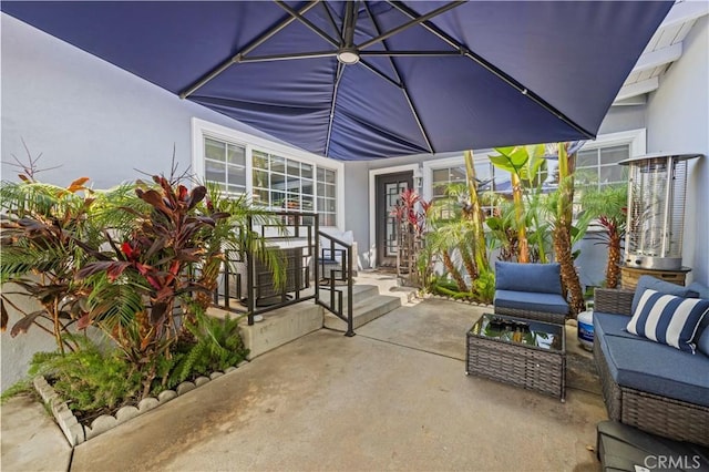 view of patio / terrace with outdoor lounge area