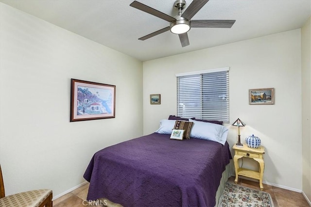 28345 Hearthside Dr, Menifee, CA 92584 - bedroom with ceiling fan and baseboards