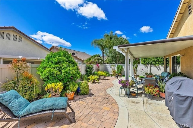 28345 Hearthside Dr, Menifee, CA 92584 - view of patio / terrace with a fenced backyard