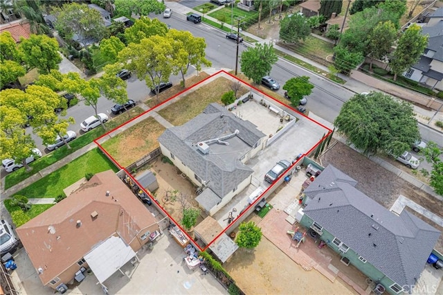 bird's eye view featuring a residential view