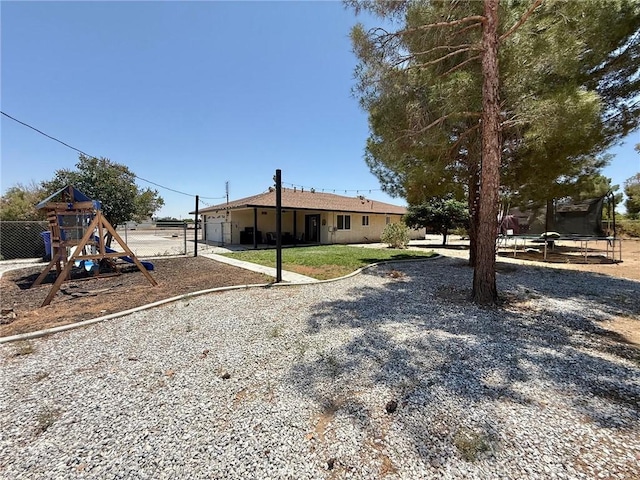 12546 Snapping Turtle Rd, Apple Valley, CA 92308 - view of front of home with a garage and driveway
