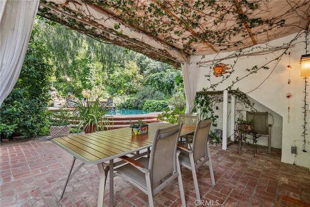view of patio / terrace with outdoor dining space