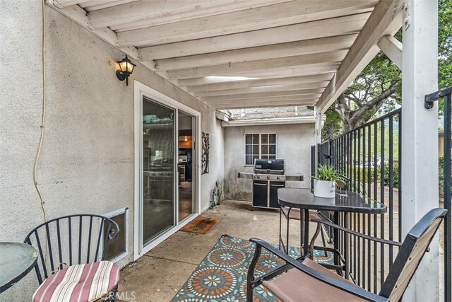 3241 Mills Ln, Crescenta, CA 91214 - view of patio / terrace with grilling area