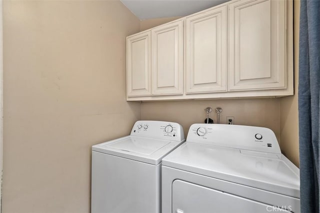 3241 Mills Ln, Crescenta, CA 91214 - washroom with independent washer and dryer and cabinet space