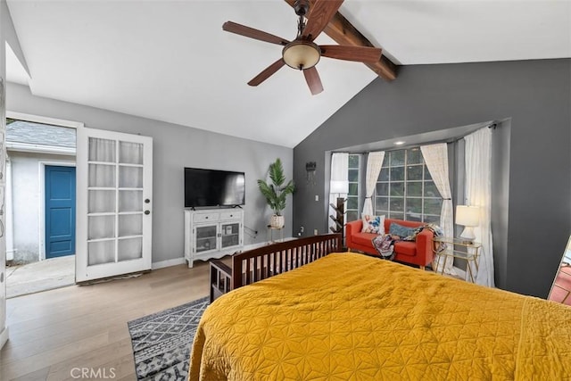 3241 Mills Ln, Crescenta, CA 91214 - bedroom featuring wood finished floors and baseboards
