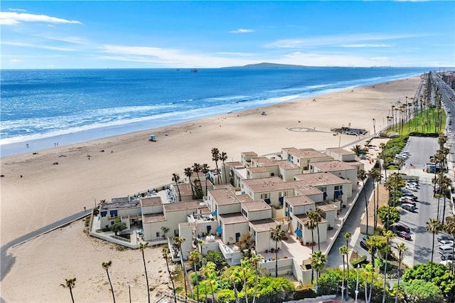 711 Pacific Coast Unit 325, Huntington Beach, CA 92648 - aerial view featuring a water view and a view of the beach