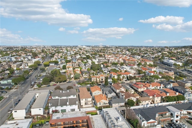 bird's eye view featuring a residential view
