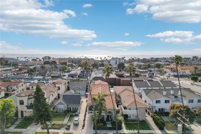 aerial view featuring a residential view